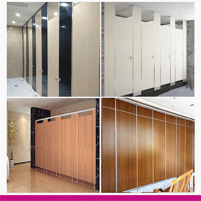 ISO9001 Compact Laminate HPL Toilet Partition For Bathroom