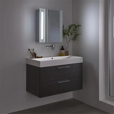 1460kgs/M3 Waterproof Bathroom Cabinet , HPL Laminate Locker With Mirror