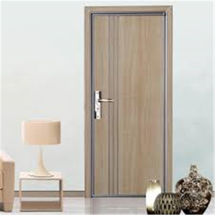 Soundproof Wood Grain Exterior Doors , 45mm Modern Wood Front Door