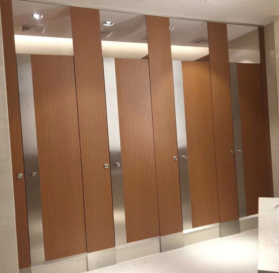 Waterproof 18mm Aluminum HPL Toilet Partition