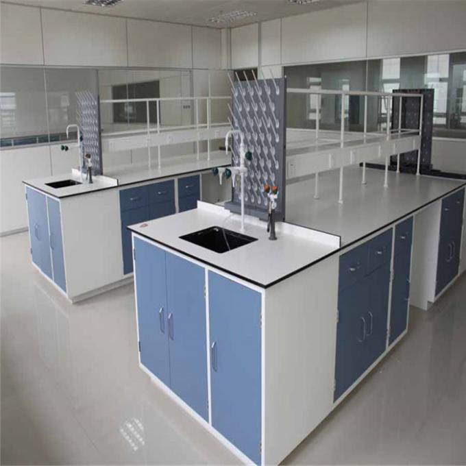 Phenolic Resin Table Top For Dental Hospital , 16mm Dental Lab Bench