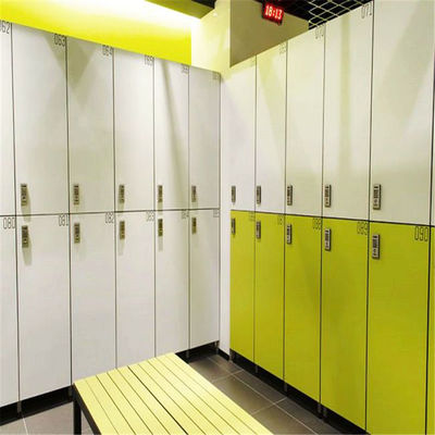 School HPL Two Tier Lockers , Fireproof 12mm Lounge Locker