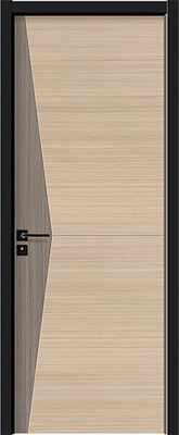 2100*900*160mm Aluminum Clad Wood Entry Doors For Office