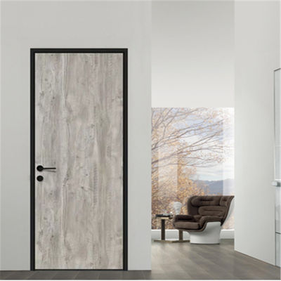 W0.9m Wooden Entrance Door , 800kg/M3 Single Wood Entry Doors