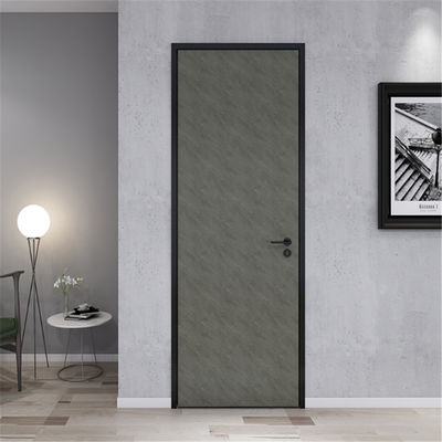 H2.1m W0.9m Aluminum Clad Wood Entry Doors For Apartment