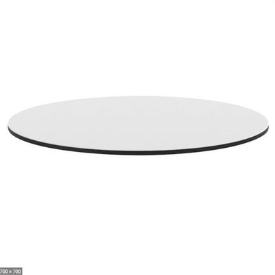 White Restaurant Phenolic Resin W1220mm HPL Table Tops