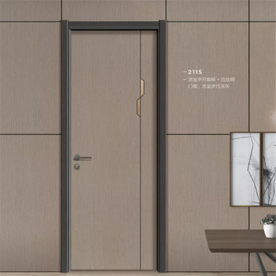 T7mm Residential Fire Rated Doors , H250mm Apartment Bedroom Doors