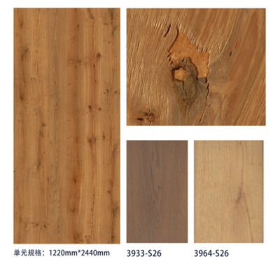 T3mm Wood Grain HPL High Pressure Laminate Sheet For Table Top / Toilet Partition