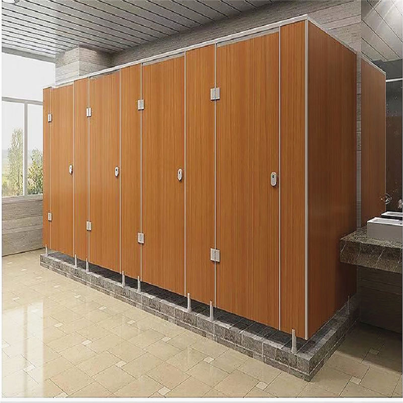 H1.95m Thickness 12mm HPL Toilet Partition For Hospital