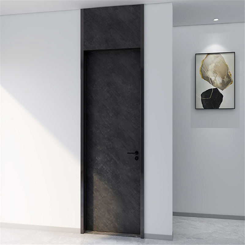 ISO9001 Fire Rated Exterior Door , 650kg/M3 Wood Front Entry Doors