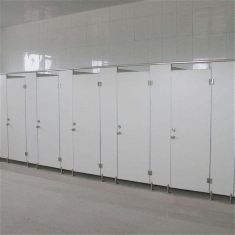 Commercial Bathroom Toilet Partitions , 12mm Hpl Phenolic Toilet Partitions