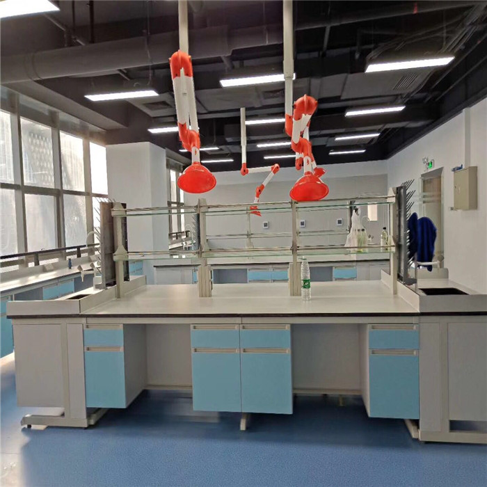 12.7mm Lab Portable Island Bench With PP Sink , 850mm Moveable Island Bench